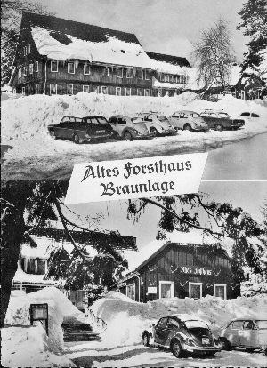Historische Aufnahmen des Harz Hotels Altes Forsthaus