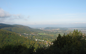 Blick vom Burgberg Richtung Goslar