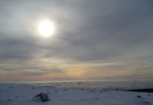Über den Wolken - Inversionswetterlage im Harz - Foto: Peter Kruppki