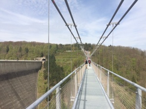 Längste Hängebrücke weltweit im Harz Rappbodetalsperre