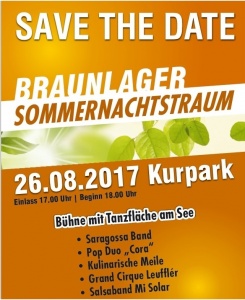 Braunlage Sommernachtstraum 26.8.2017 Sommerabend mit Livemusik